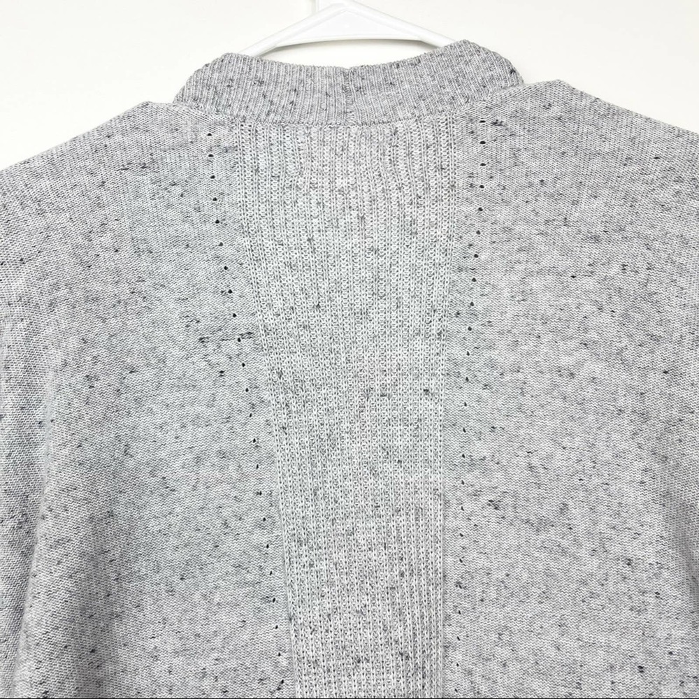 Lou and Grey Waterfall Drape Gray Knit Cardigan - Picture 10 of 10